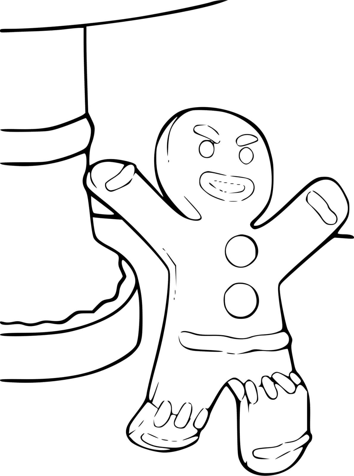 Coloriage Cake Kong Fabrique Par Le Papatissier - Shrek à imprimer