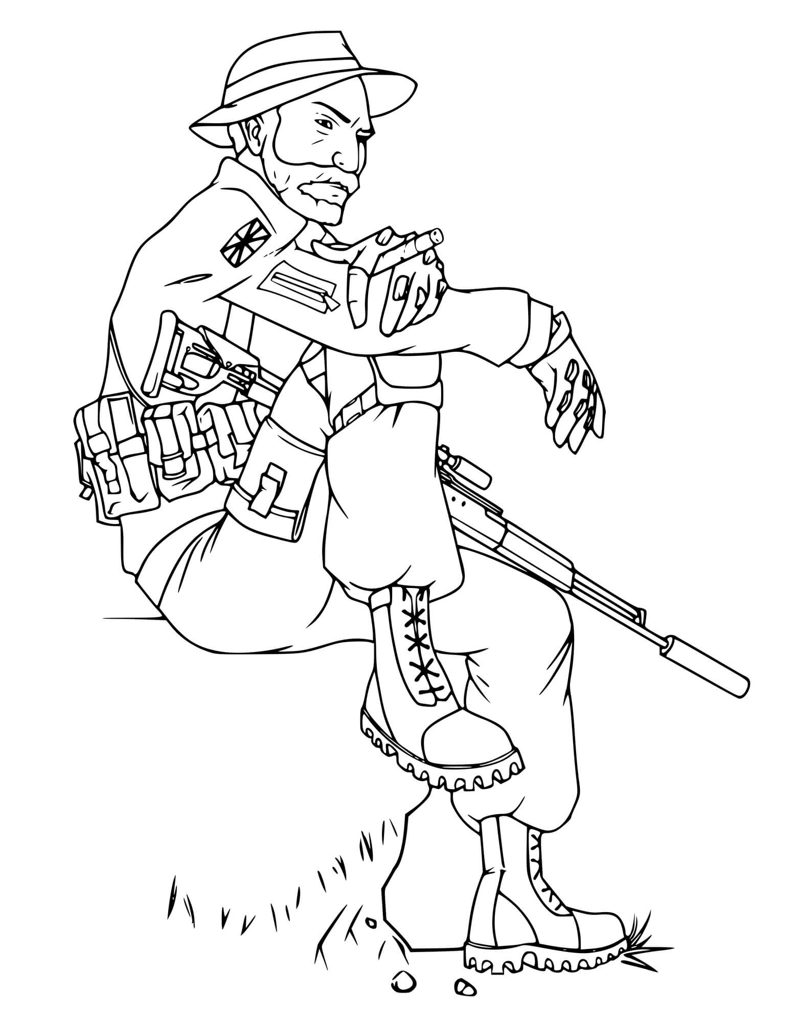 Coloriage Call Of Duty Cold War - Call of duty à imprimer