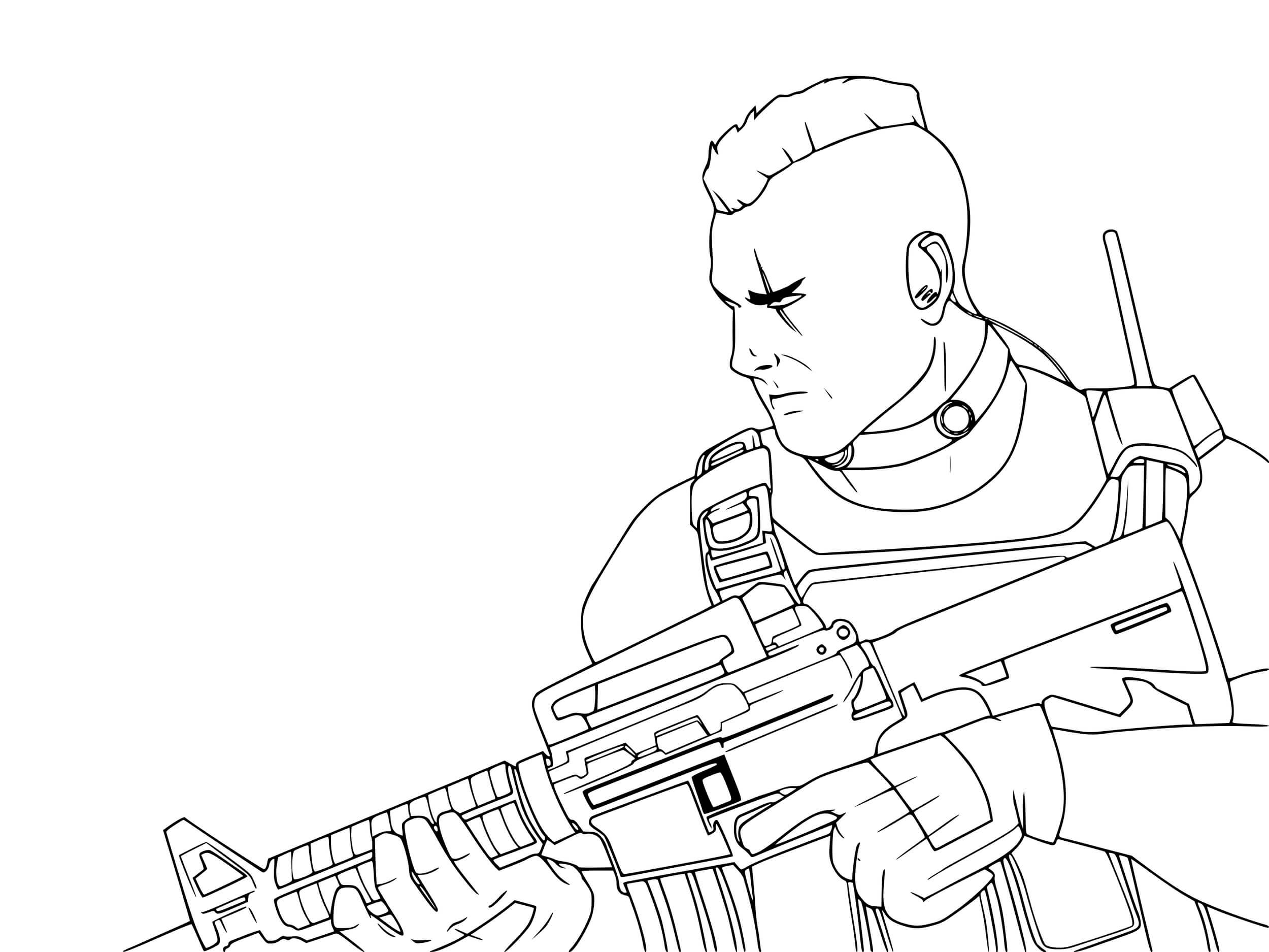 Coloriage Call of duty