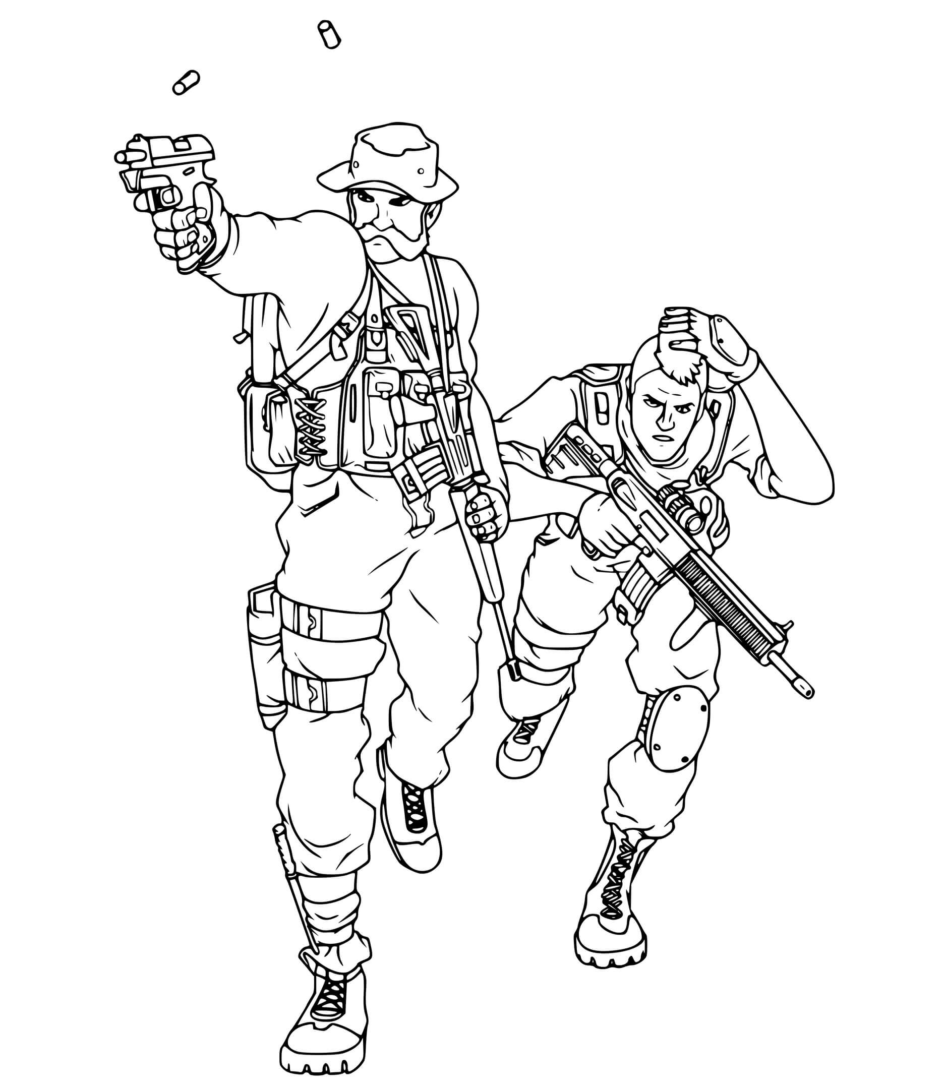 Coloriage Call Of Duty Warzone - Call of duty à imprimer