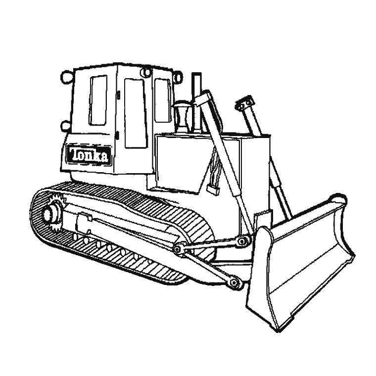 Coloriage Camion De Travaux - Garçon à imprimer