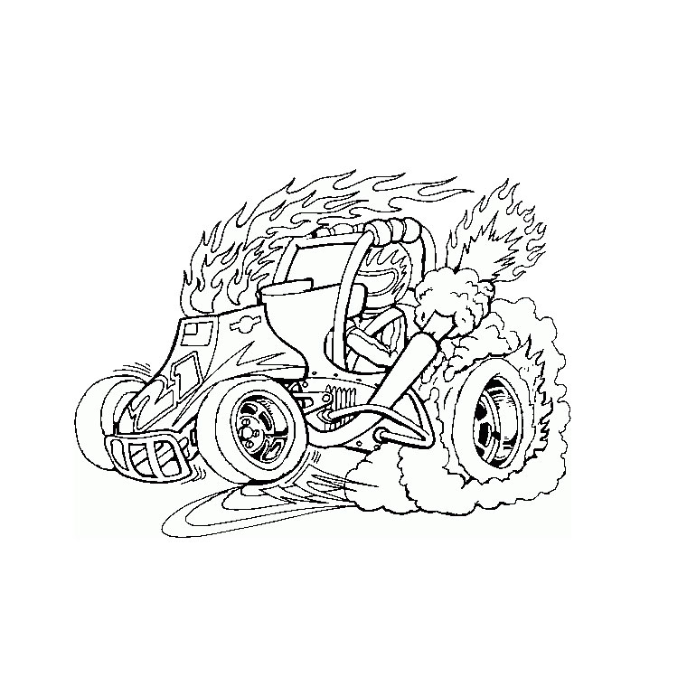 Coloriage Camion Voiture - Camion à imprimer