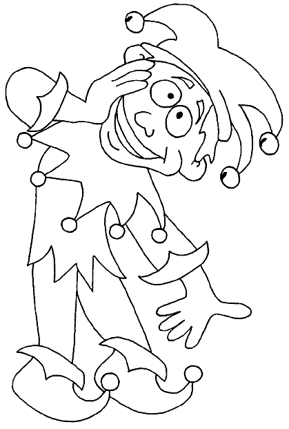 Coloriage Carnaval Le Four Du Roi - Cirque à imprimer