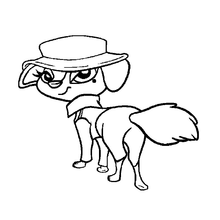 Coloriage Chat Bratz - Chat à imprimer