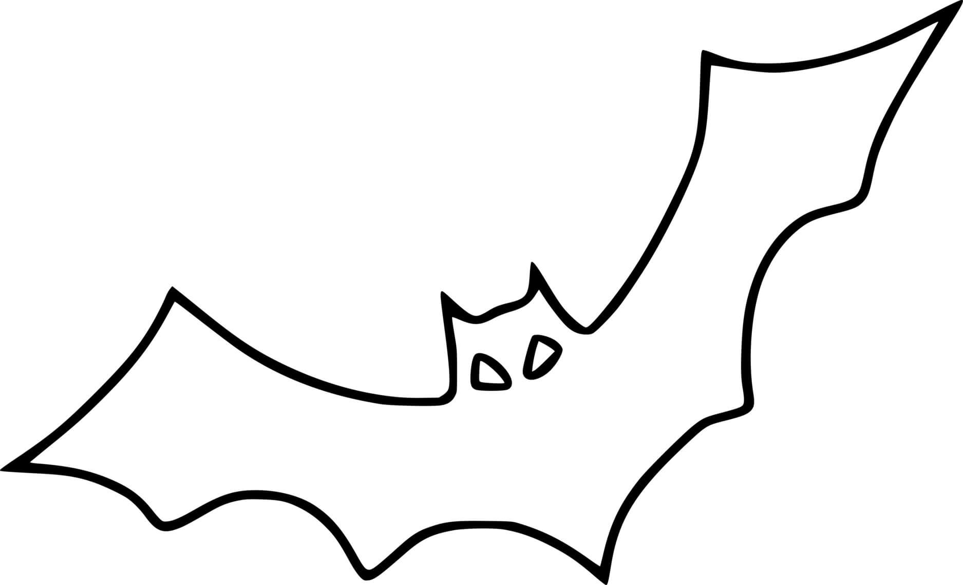 Coloriage Chauve Souris Batman - Halloween chauve souris à imprimer