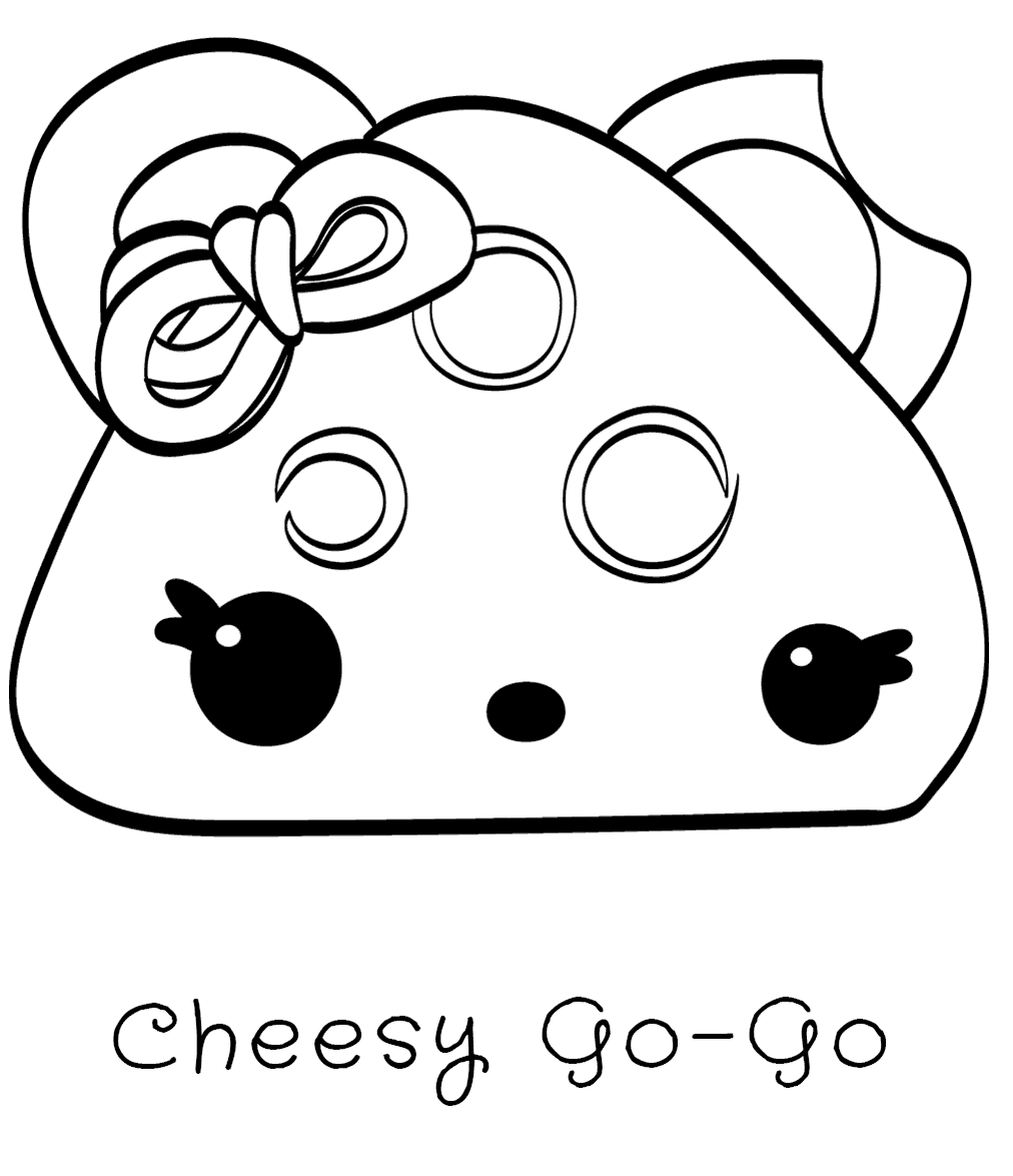 Coloriage Cheesy Go Go - Num noms à imprimer