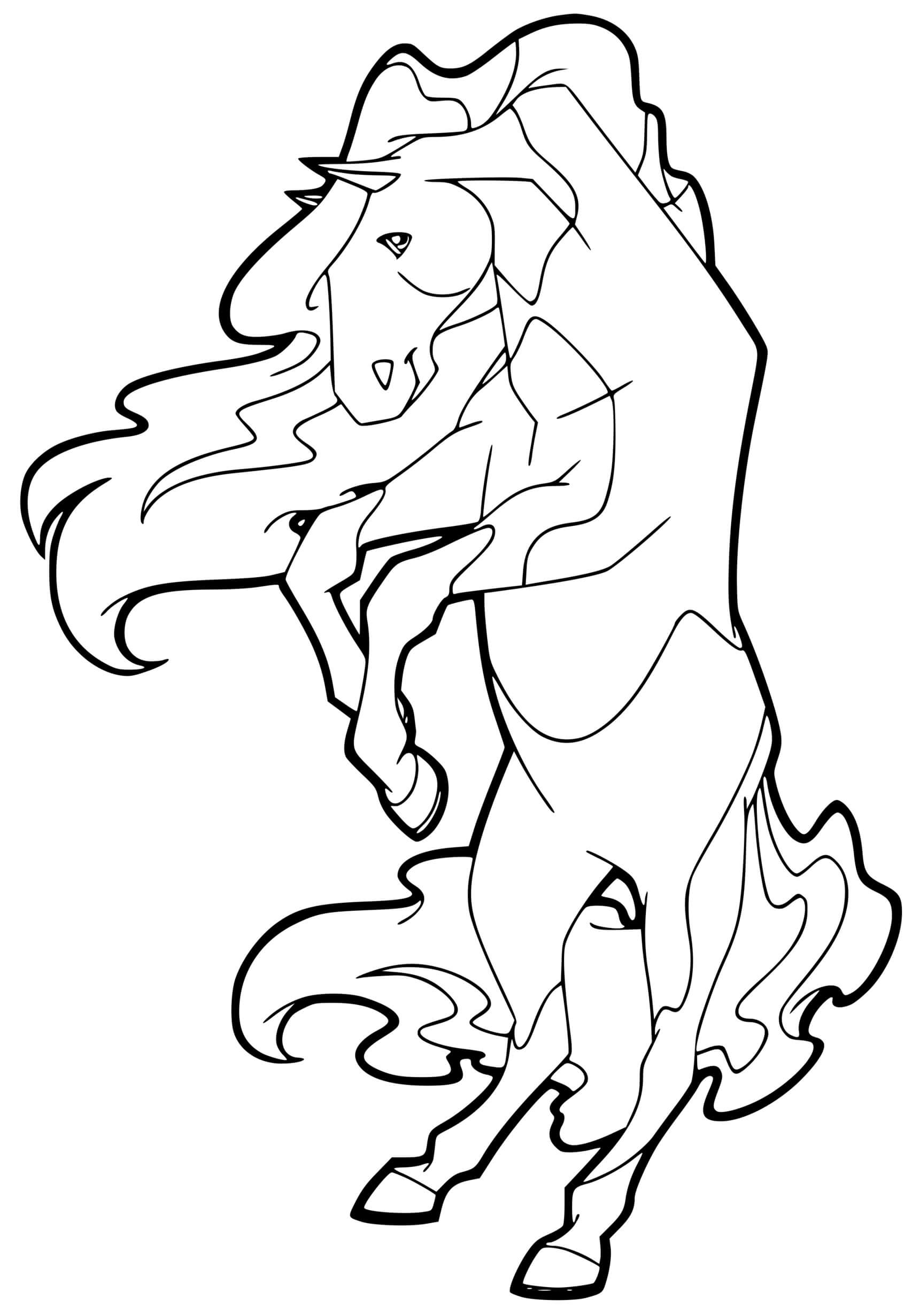 Coloriage Cheval Horseland - Horseland à imprimer