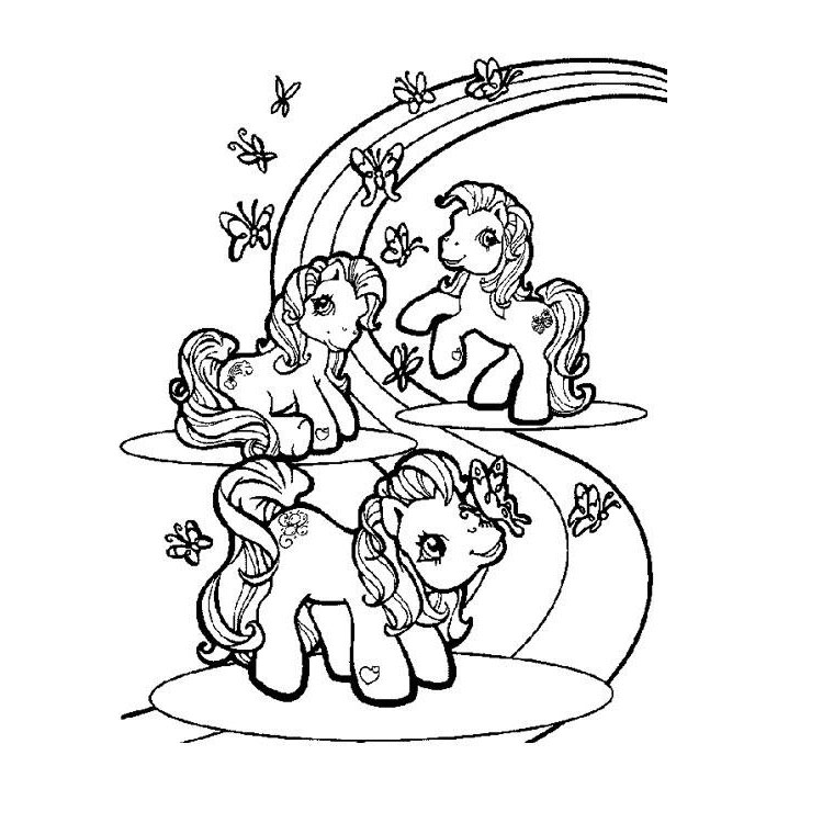 Coloriage Chevaux Et Poneys - Cheval à imprimer
