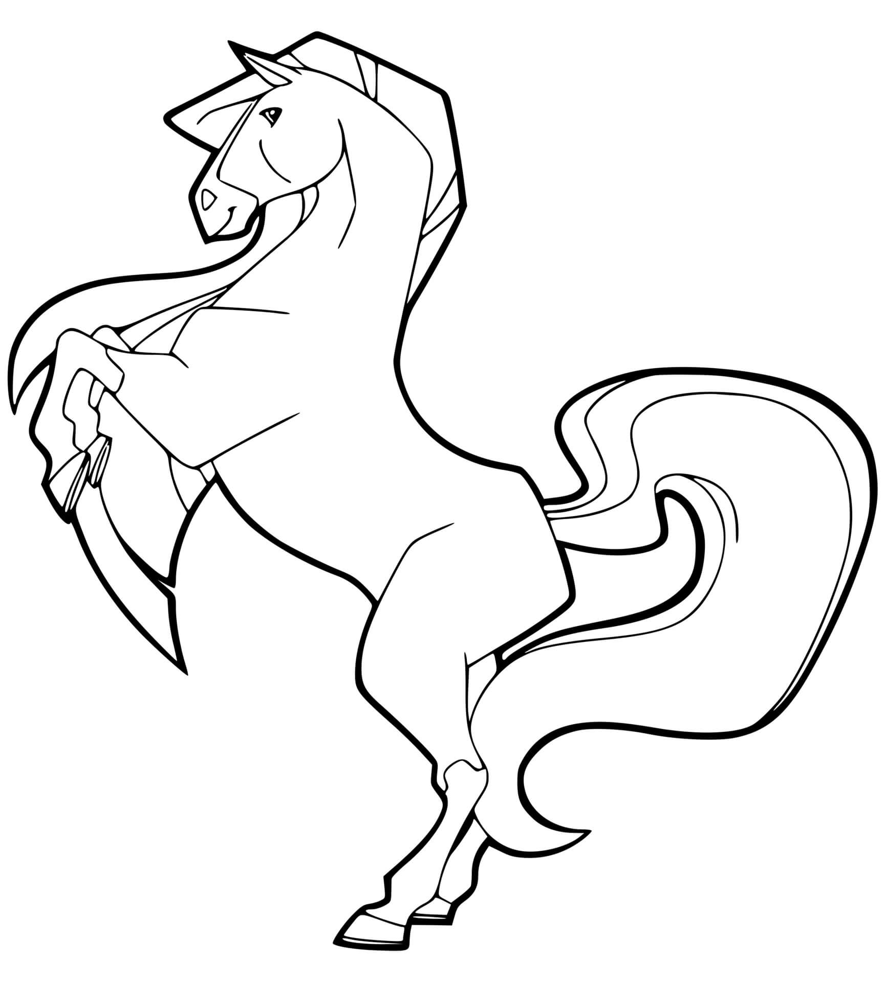 Coloriage Chili Cheval Horseland - Horseland à imprimer
