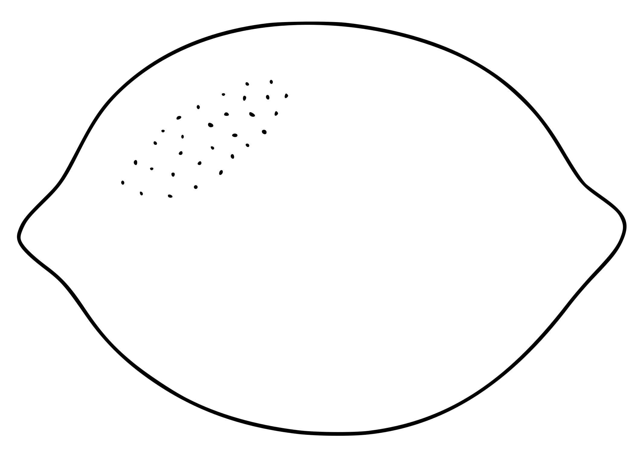 Coloriage Citron - Maternelle à imprimer