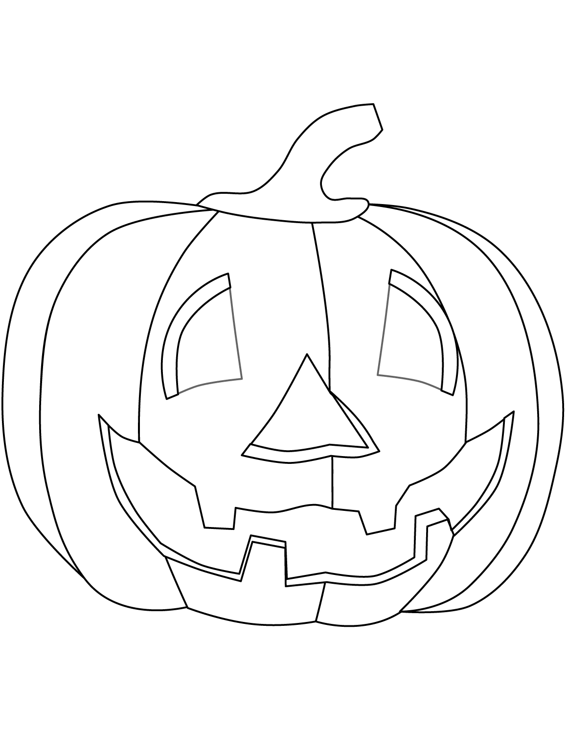 Coloriage Citrouille Halloween Enfants - Halloween à imprimer