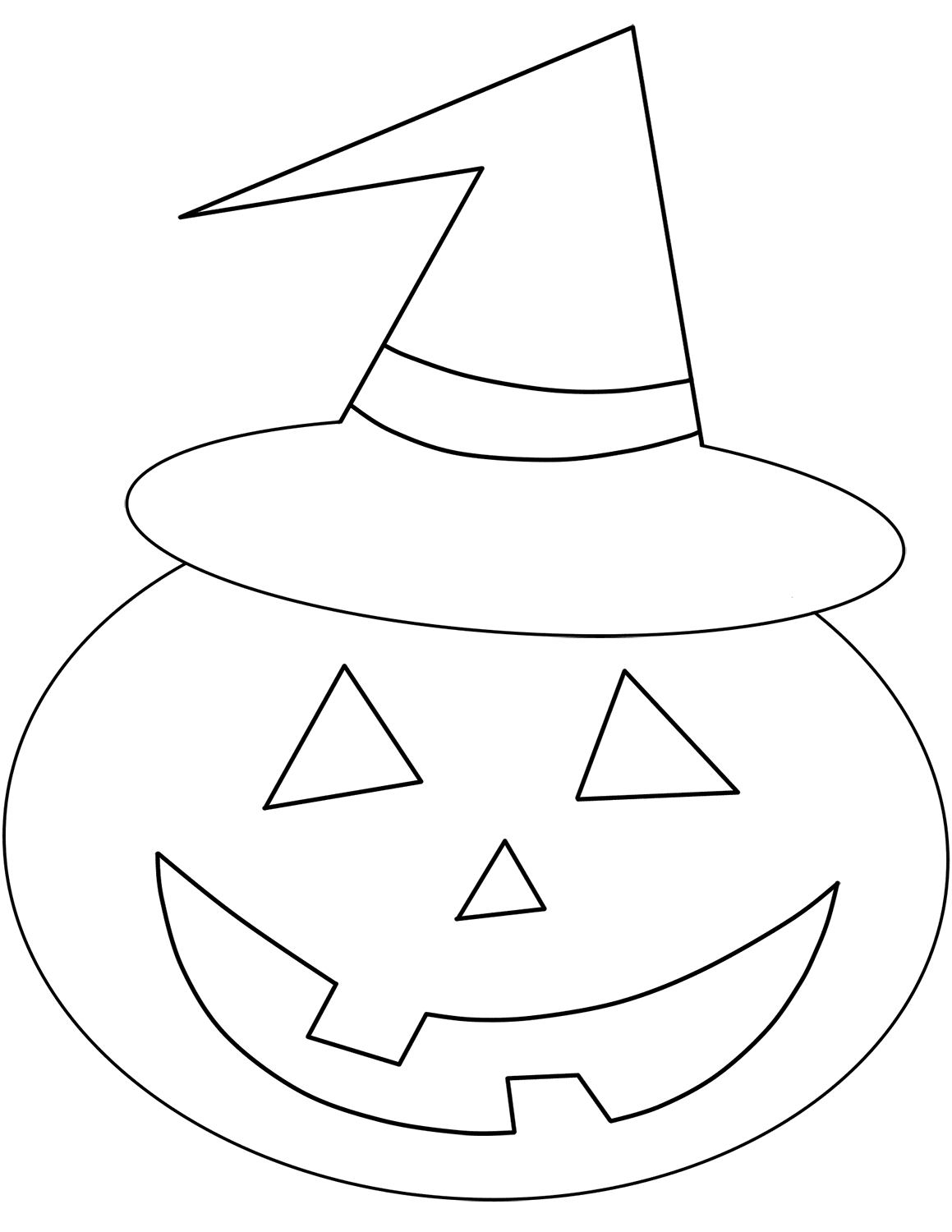Coloriage Citrouille Heureuse De La Famille Des Cucurbitaceae - Halloween citrouille à imprimer