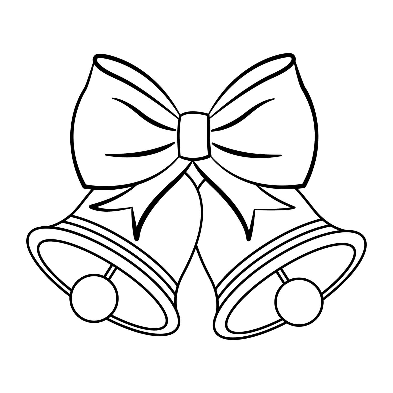 Coloriage Cloches Noël N Ud Maternelle - Noël à imprimer