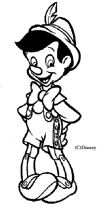 Coloriage Coloriage De Pinocchio - Pinocchio à imprimer