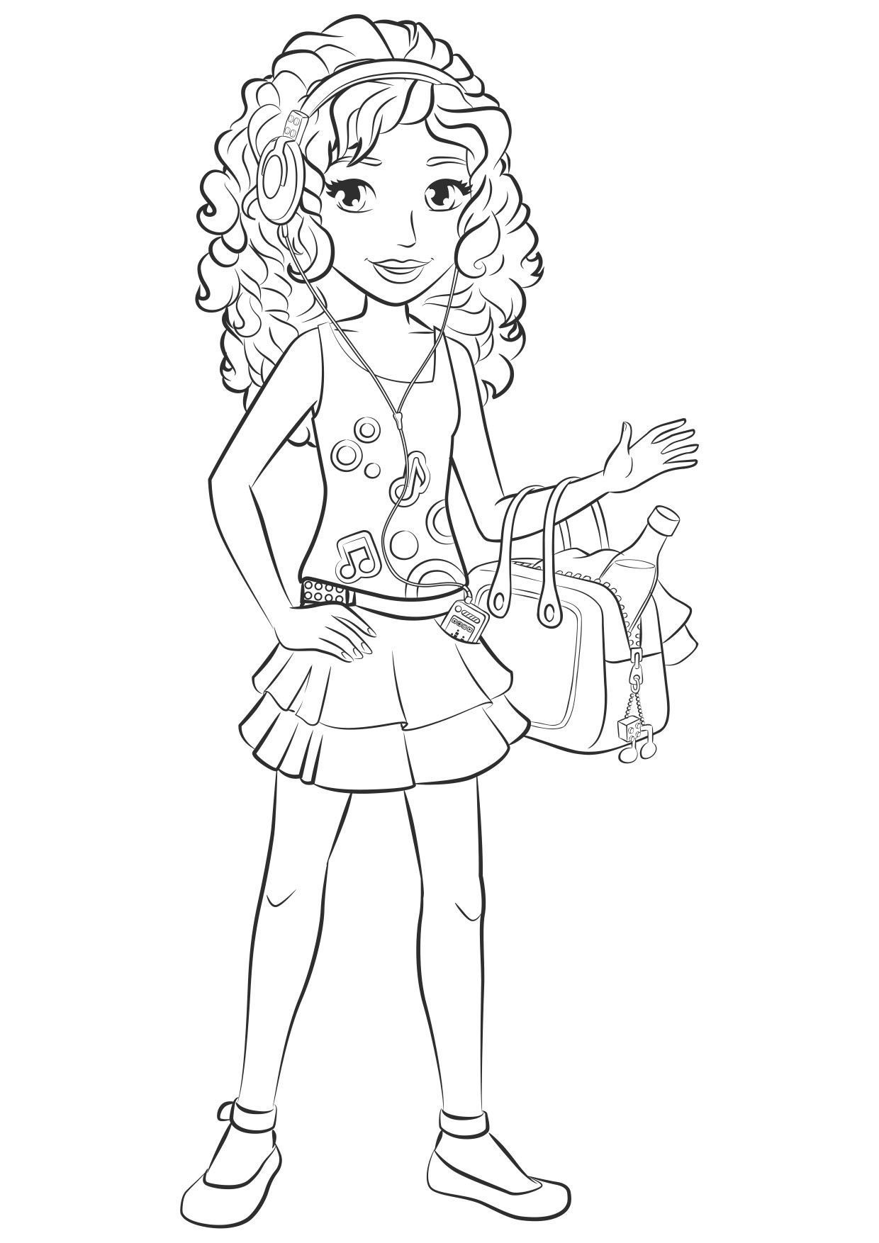Coloriage Coloriage Friends Andrea - Gulli à imprimer