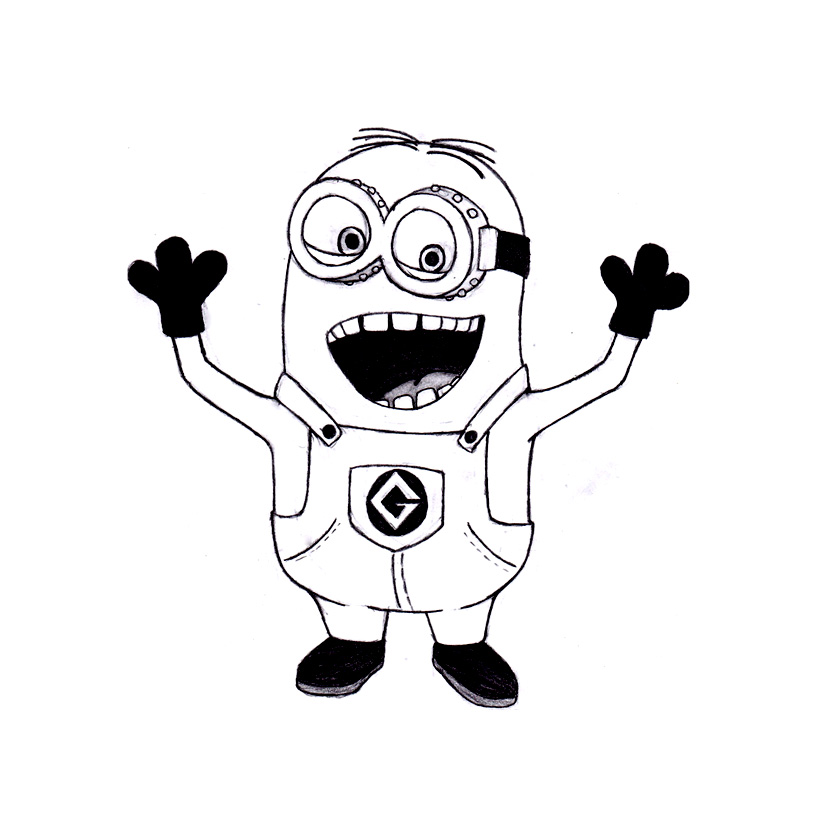 Coloriage Coloriage Minions 3 - Minions à imprimer