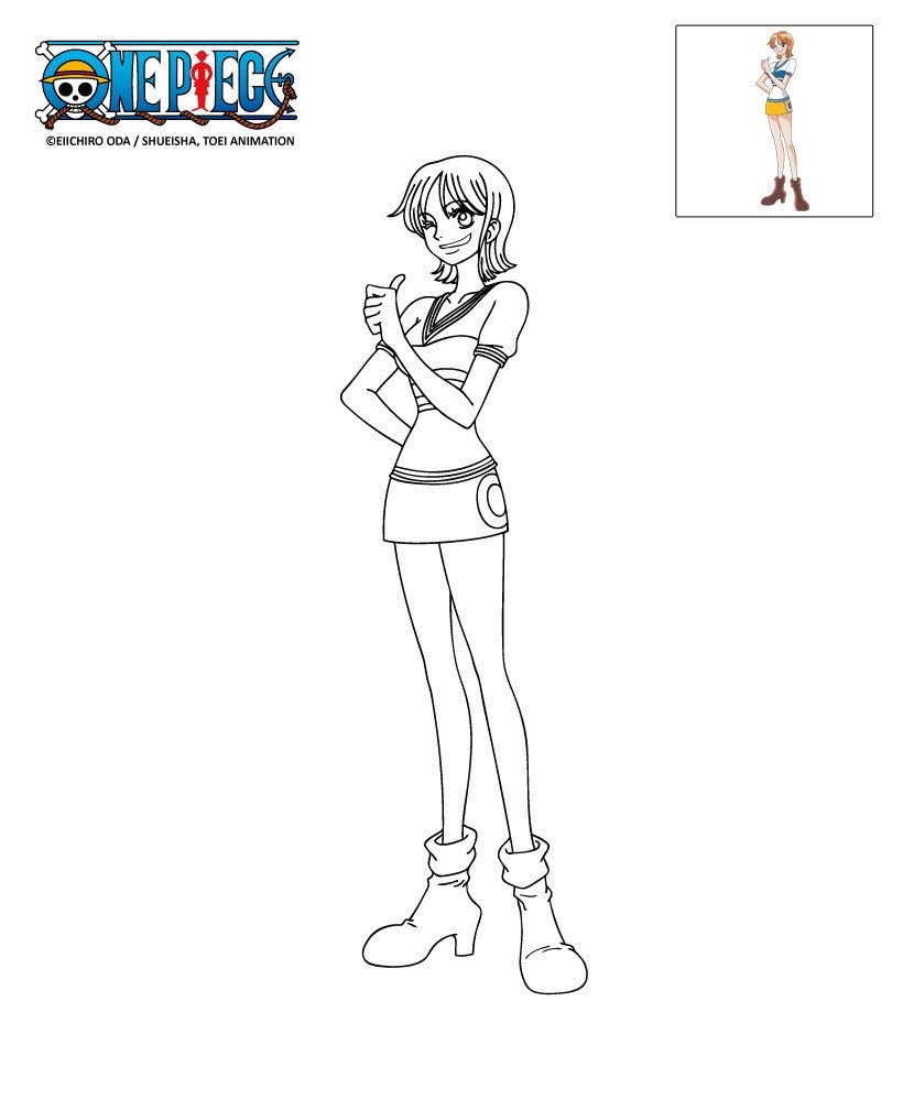 Coloriage Coloriage One Pièce Equipage Deux Ans Plus Tard - One piece à imprimer