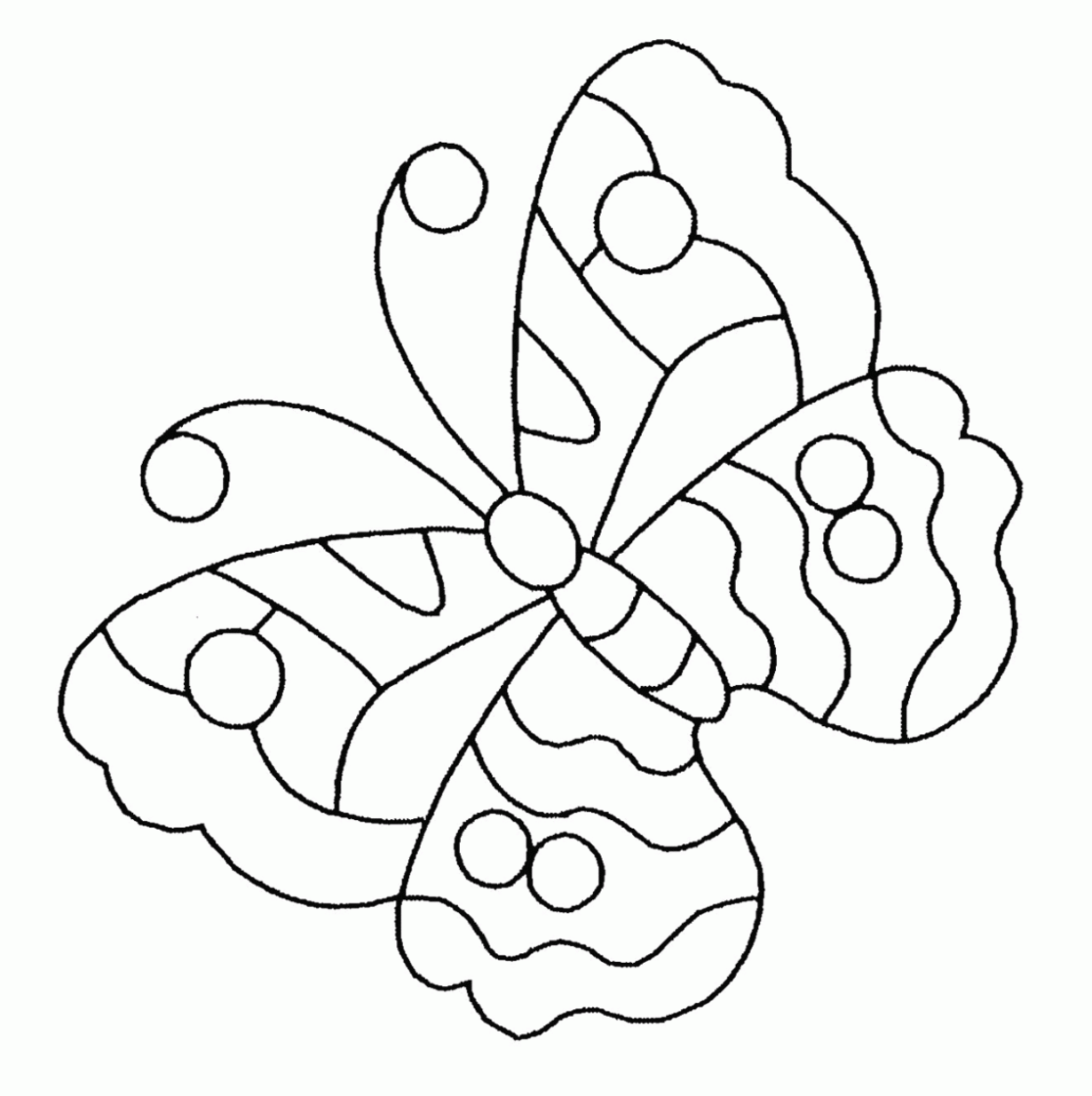 Coloriage Coloriage Papillon 4 - Papillon à imprimer