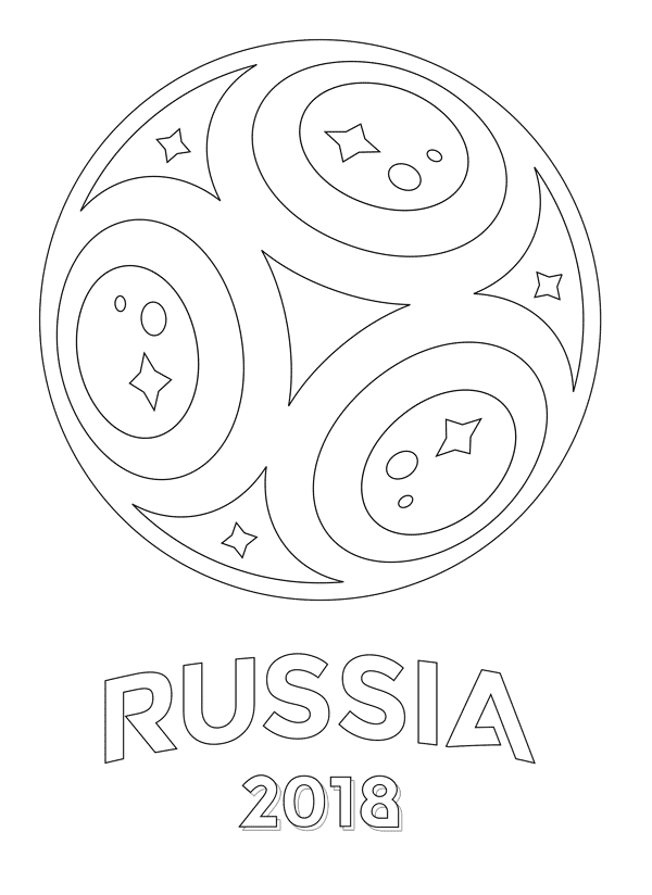 Coloriage Coupe Du Monde 2018 Russie Fifa - Foot à imprimer