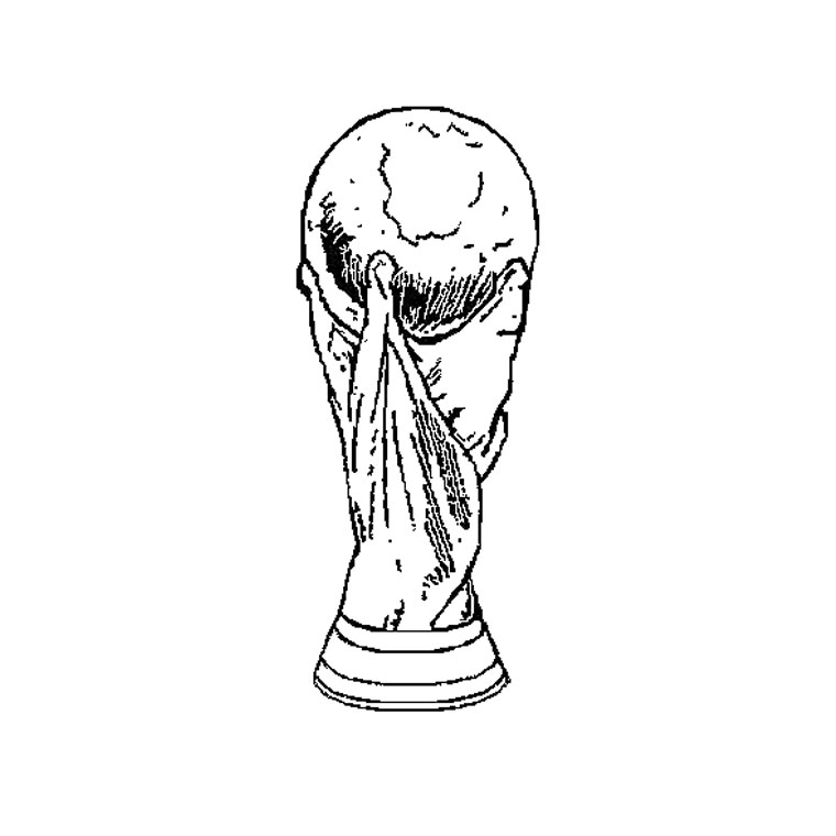 Coloriage Coupe Du Monde - Foot à imprimer