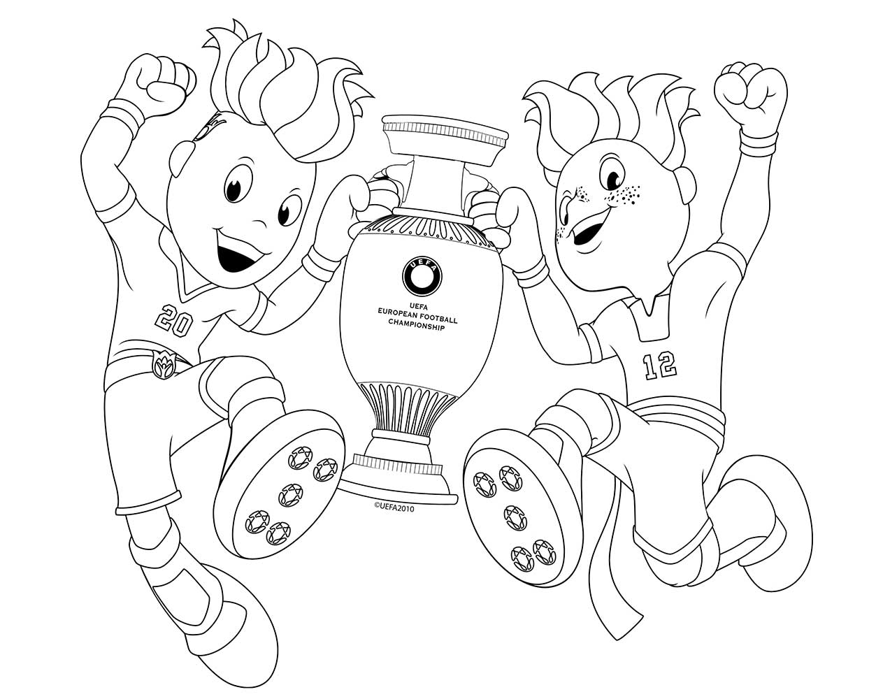 Coloriage Coupe Euro 2016 Foot France - Foot à imprimer