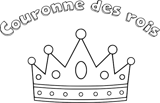 Coloriage Couronne Des Rois Prince Et Princesse - Couronne à imprimer