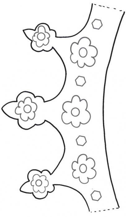 Coloriage Couronne Princesse - Couronne à imprimer
