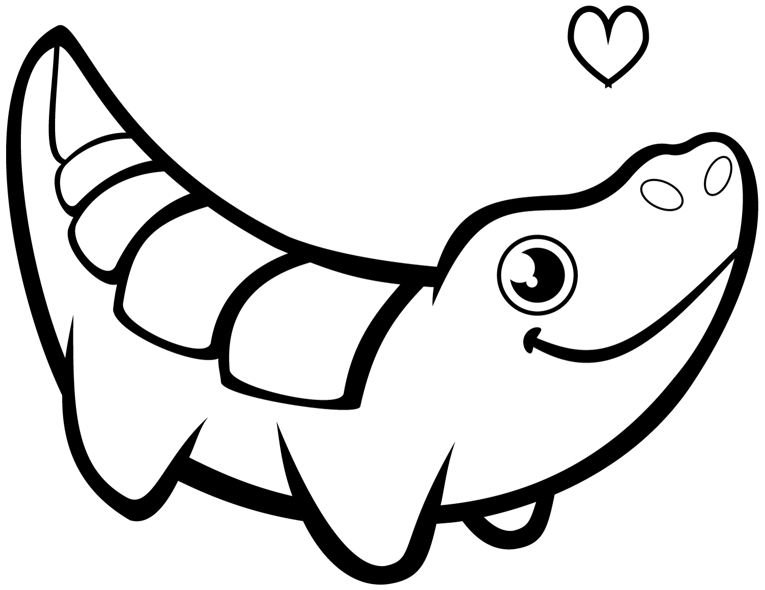 Coloriage Crocodile rigolo et mignon - Crocodile à imprimer