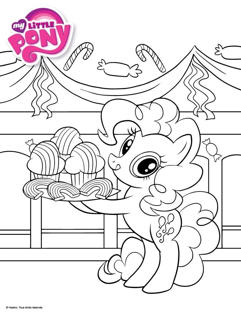 Coloriage Cupcake My Little Pony - My little pony à imprimer