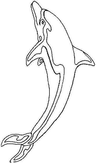 Coloriage Dauphin - Animaux à imprimer