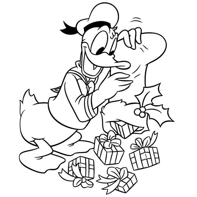 Coloriage De Noël Disney - Noël à imprimer