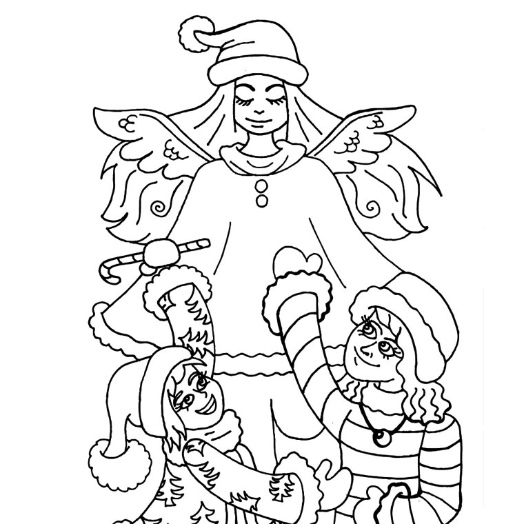 Coloriage De Noël Pour Maternelle - Noël à imprimer