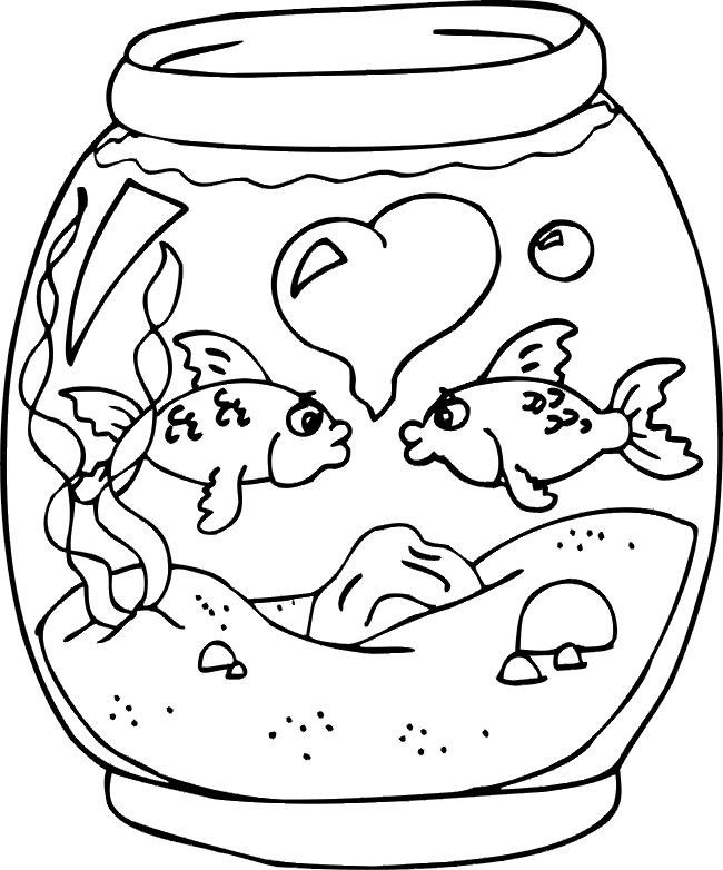 Coloriage Cœur tendre orné de papillons et feuillages - Amour coeur à imprimer