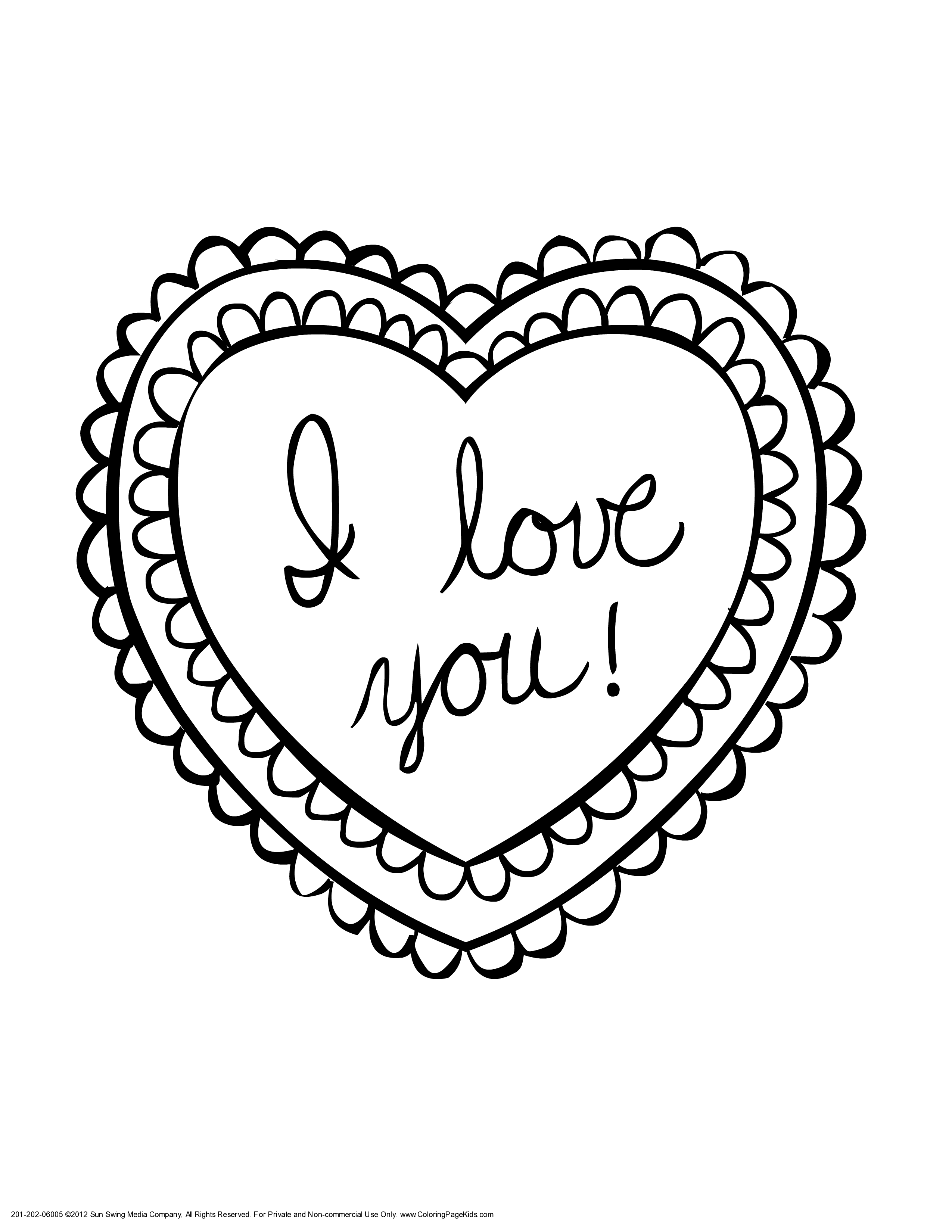 Coloriage Cœur géométrique avec étoiles scintillantes - Amour coeur à imprimer