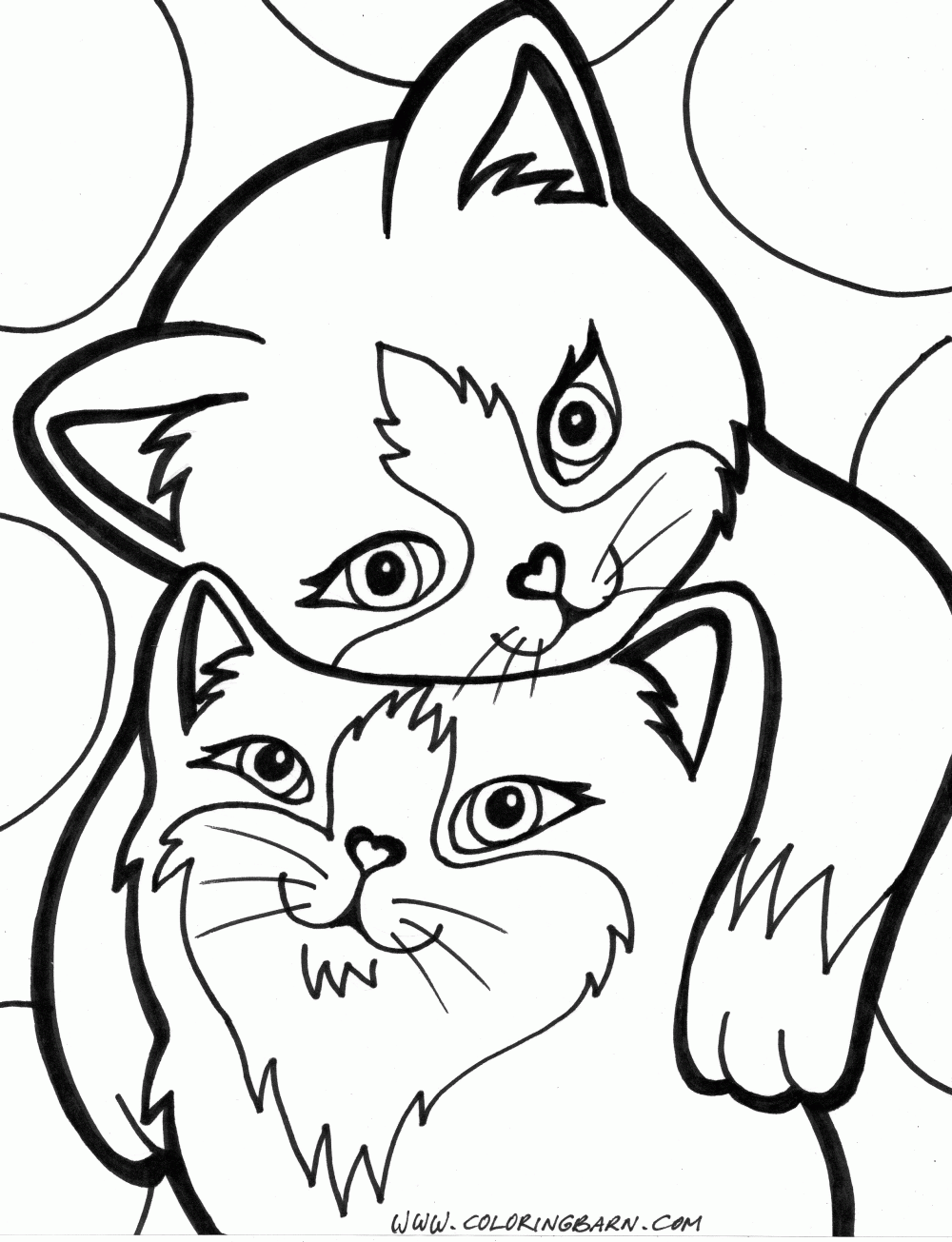 Coloriage Amour coeur