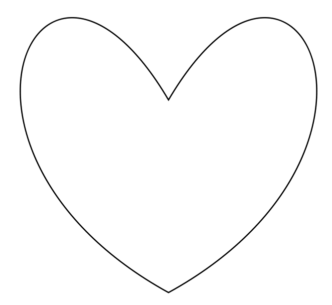 Coloriage Cœur enlacé avec motifs floraux délicats - Amour coeur à imprimer