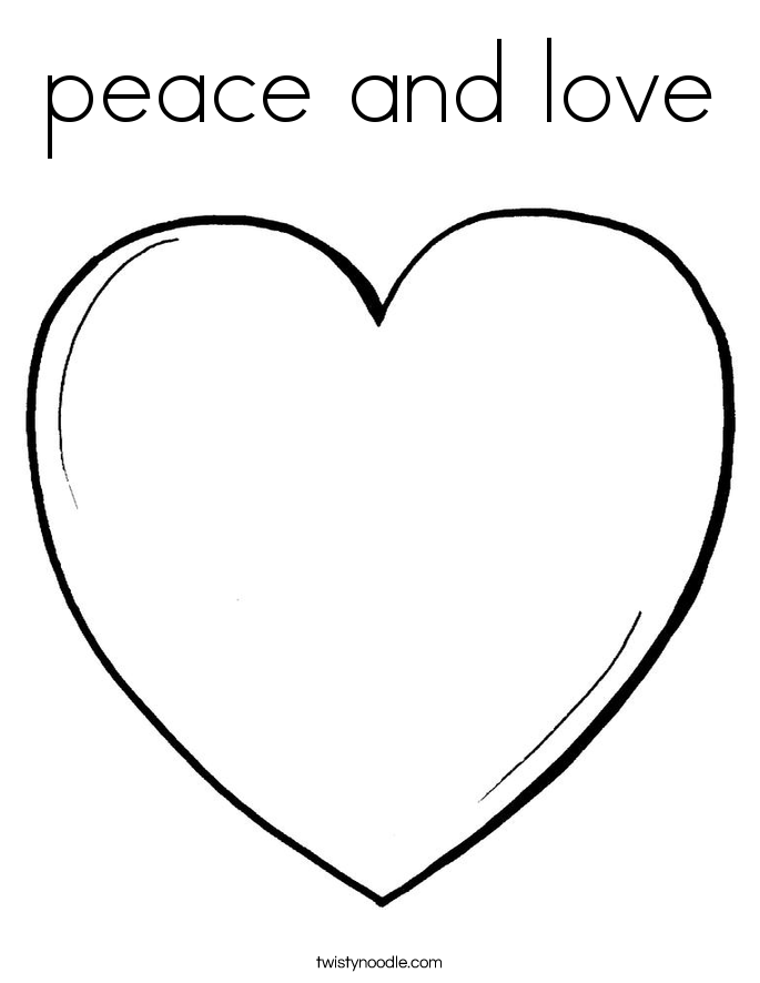 Coloriage Cœur enlacé avec roses et rubans - Amour coeur à imprimer