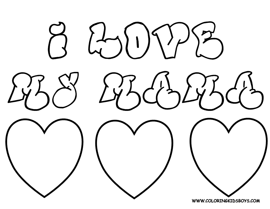 Coloriage Deux cœurs unis décorés de mandala délicat - Amour coeur à imprimer