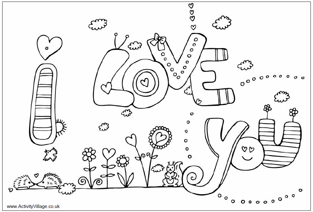 Coloriage Cœur passionné avec motifs délicats - Amour coeur à imprimer