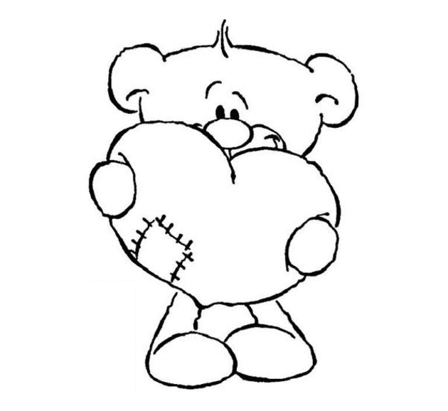 Coloriage Cœur passion entouré de roses et papillons - Amour coeur à imprimer