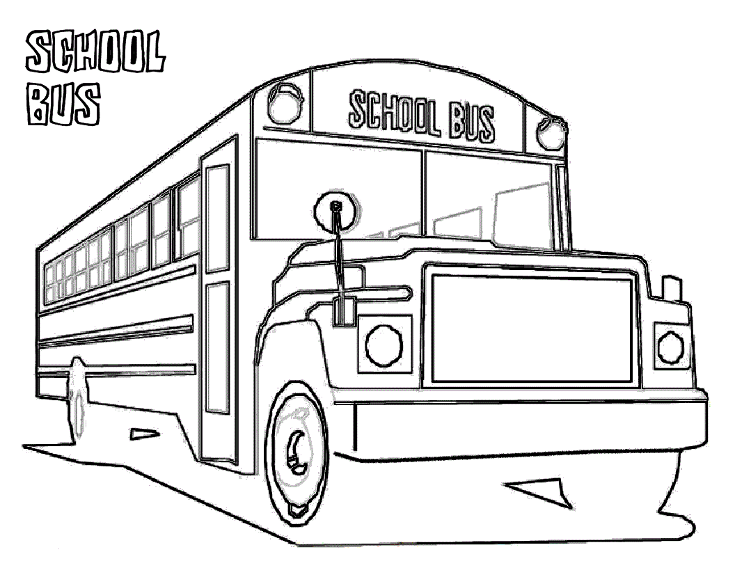 Coloriage Bus scolaire jaune rempli d'enfants - Enfants à imprimer