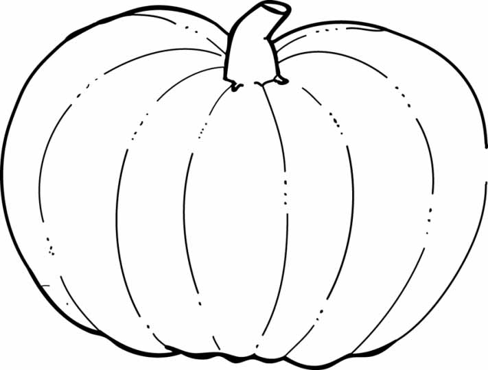 Coloriage Dessin Citrouille Halloween Réaliste - Halloween citrouille à imprimer