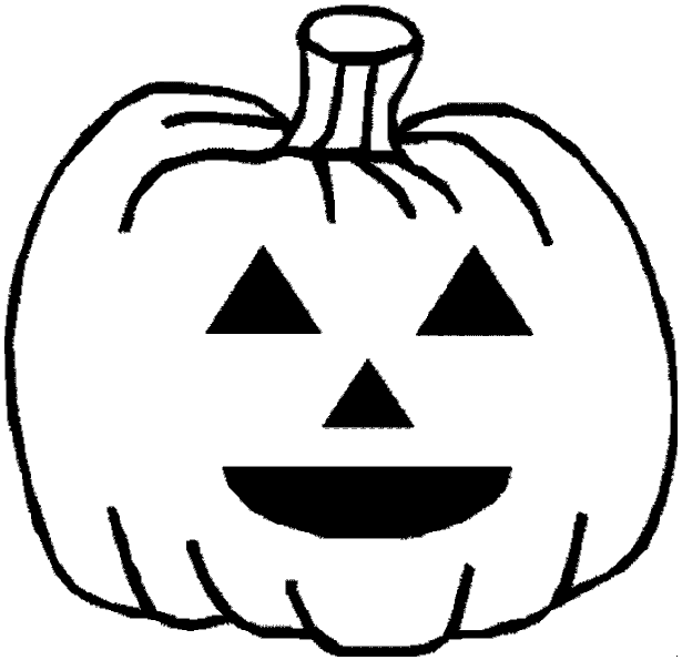 Coloriage Dessin D'Une Citrouille D'Halloween - Halloween citrouille à imprimer