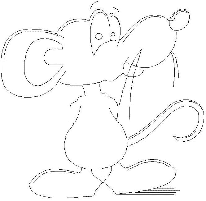 Coloriage Dessin De Souris - Souris à imprimer