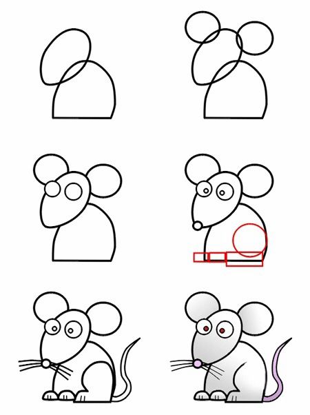 Coloriage Dessin Facile A Faire Souris - Dessin facile à imprimer