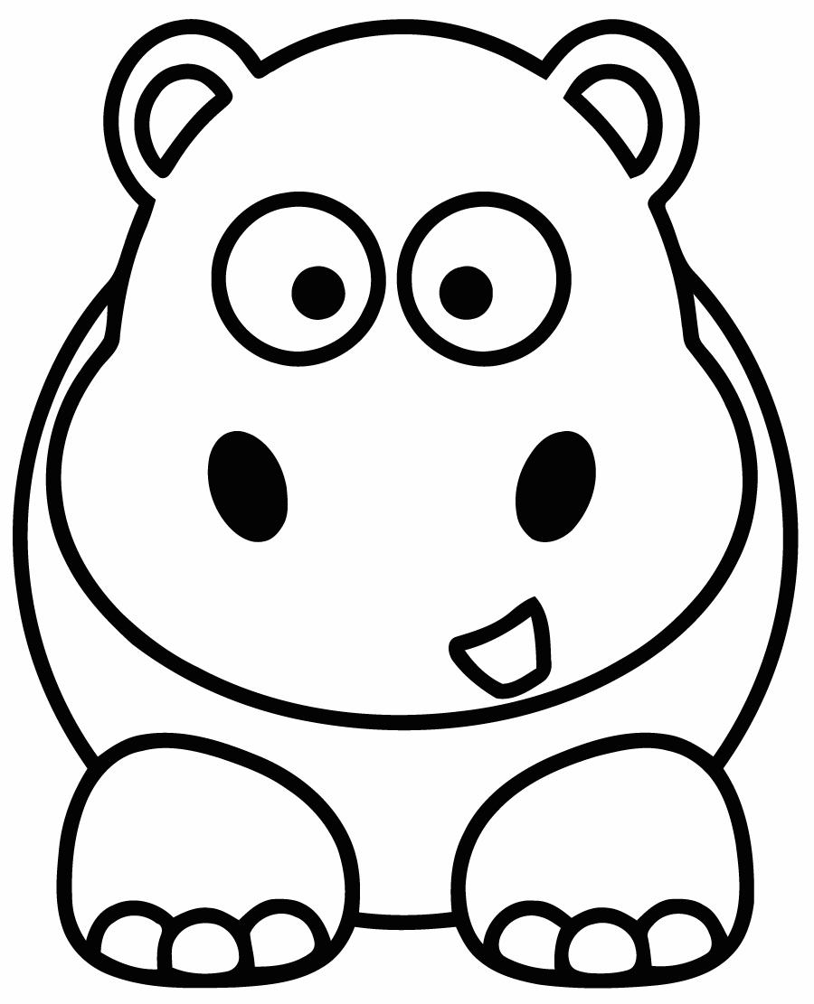 Coloriage Dessin Facile Animaux - Dessin à imprimer