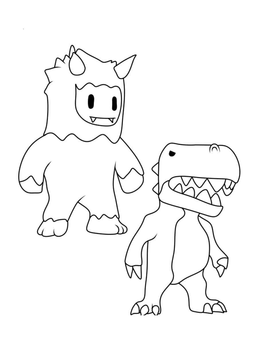 Coloriage Dessin Gratuit De Stumble Guys - Stumble guys à imprimer