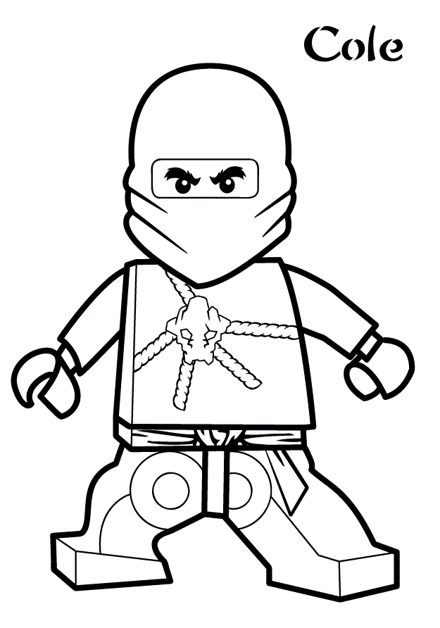 Coloriage Personnage Lego en tenue de super-héros - Lego à imprimer