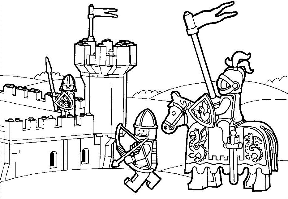 Coloriage Dessin Lego 14 - Lego à imprimer
