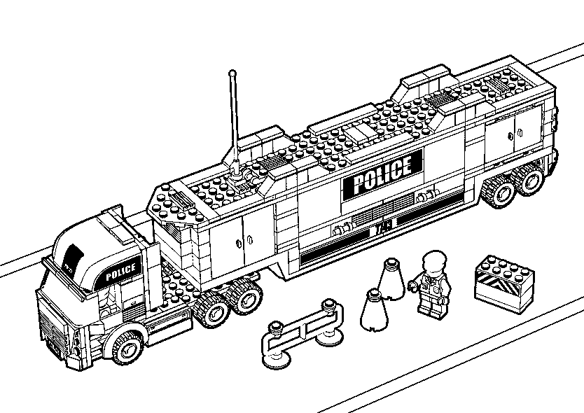 Coloriage Dessin Lego 15 - Lego à imprimer